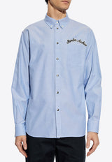 Embroidered Logo Oxford Shirt