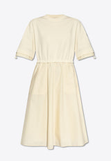 Crewneck Dress with Pockets