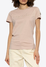Pearl Embroidered Logo T-shirt