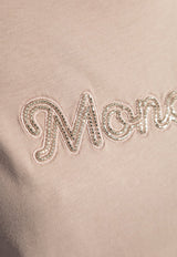 Pearl Embroidered Logo T-shirt