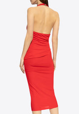 Pasadena Halterneck Midi Dress
