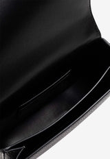 Ferragamo Double Gancini Crossbody Bag 219867 DOUBLE G FL 781033-NERO