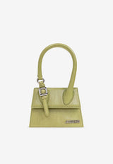 The Medium Chiquito Lizard Embossed Leather Handbag
