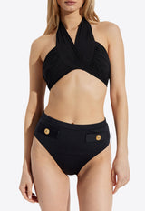 توب بكيني بحمالات عنق