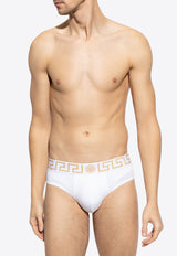 Versace Greca Border Briefs - Set of 2 AU10180 1A10011-A81H