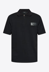 Logo Couture Label Polo T-shirt