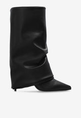 Balmain Leather heeled ankle boots Black EN1TA103 LINP-0PA