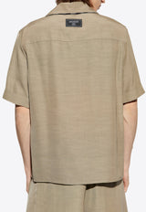 Balmain Short sleeve shirt Beige EH1HN120 VH50-8AJ