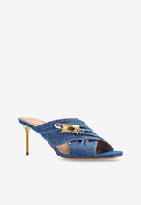 كعب سيفتي بين 75 مفتوح من الخلف من الدنيم