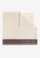 Madre Logo Silk-Blend Scarf