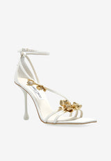 Zea 95 Flower Applique Sandals