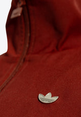 Adidas Originals Light jacket with logo Burgundy JX7172 0-PRERUB