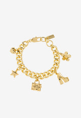 Marc Jacobs Mini Icon Charms Bracelet Gold 2F3JBR001J60 0-970