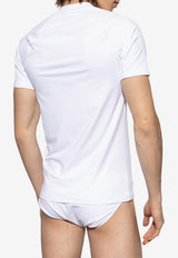 Balmain Logo Patch T-shirt White BWM351560 0-100