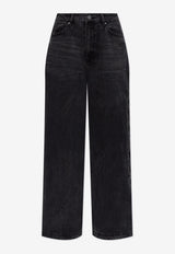 Adidas Originals Adilenium Season 3 Zip Washed Jeans Black JX9211 0-BLACK