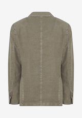 Double-Breasted Buttoned Blazer