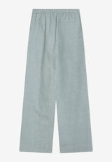 Straight-Leg Tailored Pants