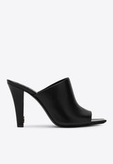 Saint Laurent Jill 85 Nappa Leather Mules Black 818037AADGZ/Q_YSL-1000