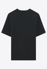 Saint Laurent Washed-Out Crewneck T-shirt Black 818535YBHD2/Q_YSL-1025
