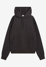 Saint Laurent Logo Embroidered Drawstring Hoodie Gray 818538Y36SW/R_YSL-1467