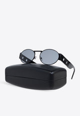 Versace Medusa Head Oval Sunglasses Gray 0VE2264 0-1261 1