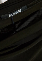 فستان دريبيادو غير متماثل بطول منتصف الساق