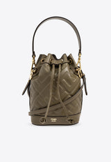 Fendi Mini Mon Tresor Leather Bucket Bag 8BS093 ANWT-F1D3Q