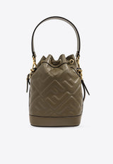 Fendi Mini Mon Tresor Leather Bucket Bag 8BS093 ANWT-F1D3Q