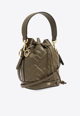 Fendi Mini Mon Tresor Leather Bucket Bag 8BS093 ANWT-F1D3Q