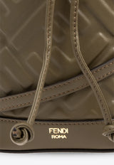 Fendi Mini Mon Tresor Leather Bucket Bag 8BS093 ANWT-F1D3Q