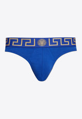 Greca Border Thong with Medusa Motif