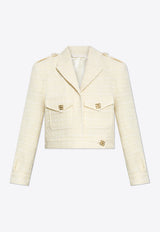 بليزر قصير بصف أزرار واحد