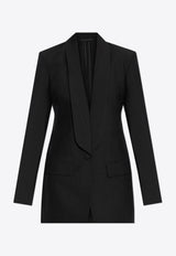 بليزر بصف أزرار واحد بياقة شاول