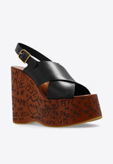 Maxime 130 Engarved Wedge Sandals