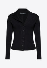 DG Logo Button-Up Knit Cardigan