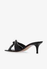 Amour 55 Leather Heeled Mules