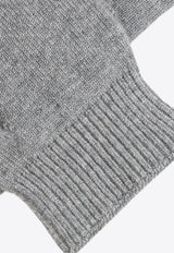 Dolce & Gabbana DG Logo Inlay Cashmere Gloves GXS97T JAWXX-N0701