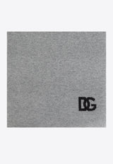 Dolce & Gabbana DG Logo Inlay Cashmere Scarf GXS95T JAWXX-N9858