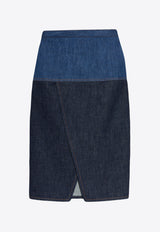 Fendi Denim skirt Blue FLQ588 AT1A-F1PNC