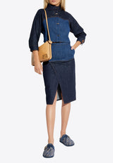 Fendi Denim skirt Blue FLQ588 AT1A-F1PNC