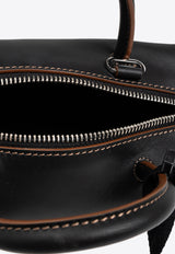 Max Mara Small Holdalls Calf Leather Top Handle Bag HOLDALLS 2424516081-005