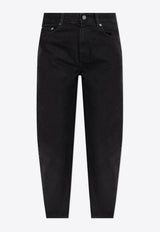 GANNI Jeans with logo Black J1642 6432-006
