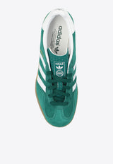 Adidas Originals Gazelle Indoor Suede Low-Top Sneakers Green JI2062 F-COLLGREEN FTWWHT GUM