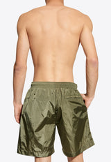 شورت سباحة بشعار معدني