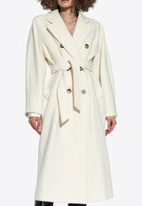 معطف مادام بصف أزرار مزدوج