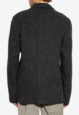 جاكيت من مزيج الصوف بصف أزرار واحد