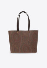 حقيبة من القماش بنقشة بيزلي