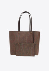 حقيبة من القماش بنقشة بيزلي