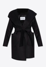 معطف ريالتو من الصوف بغطاء رأس