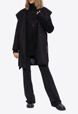 معطف ريالتو من الصوف بغطاء رأس